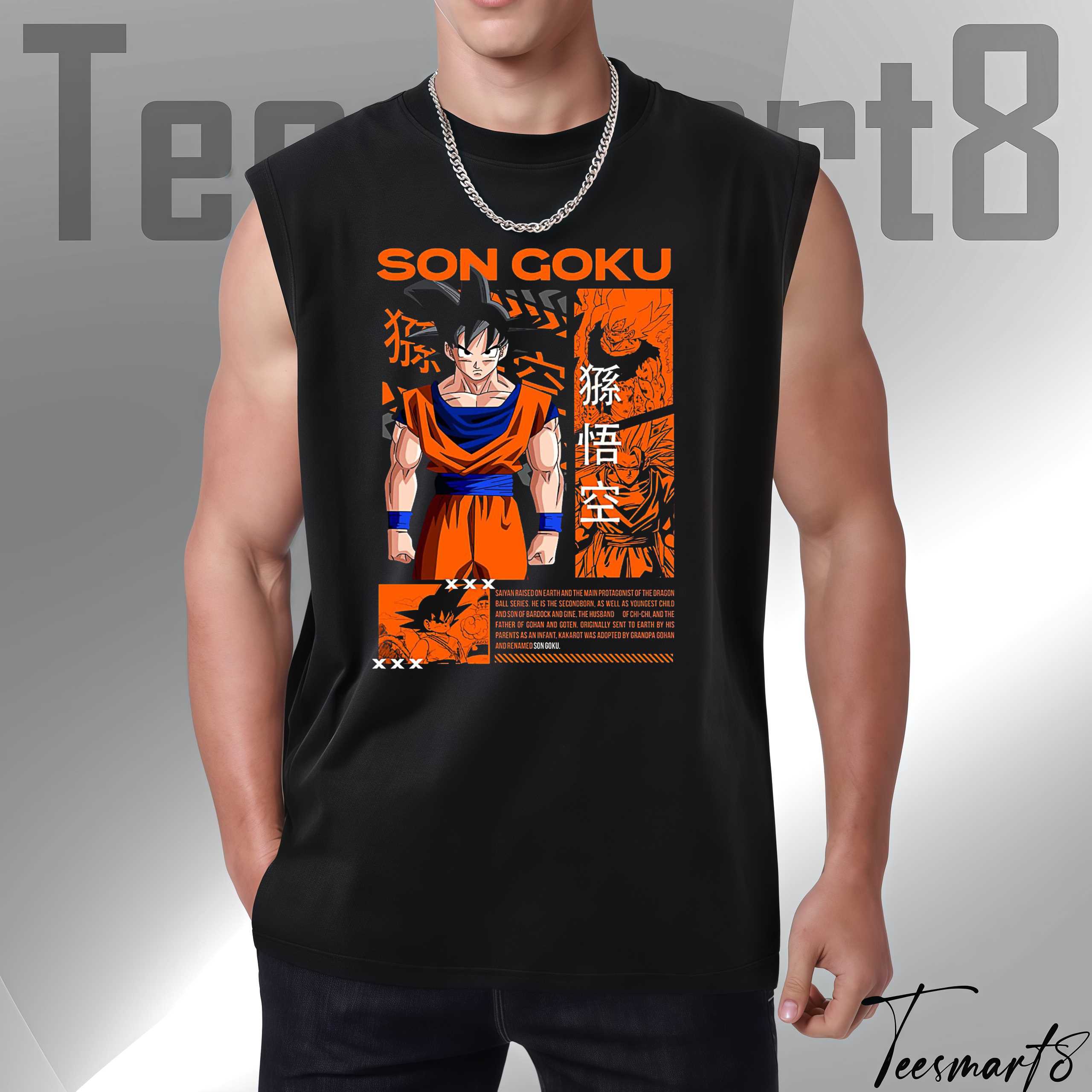 Son Goku T Shirt – Bold Anime Graphic Tee